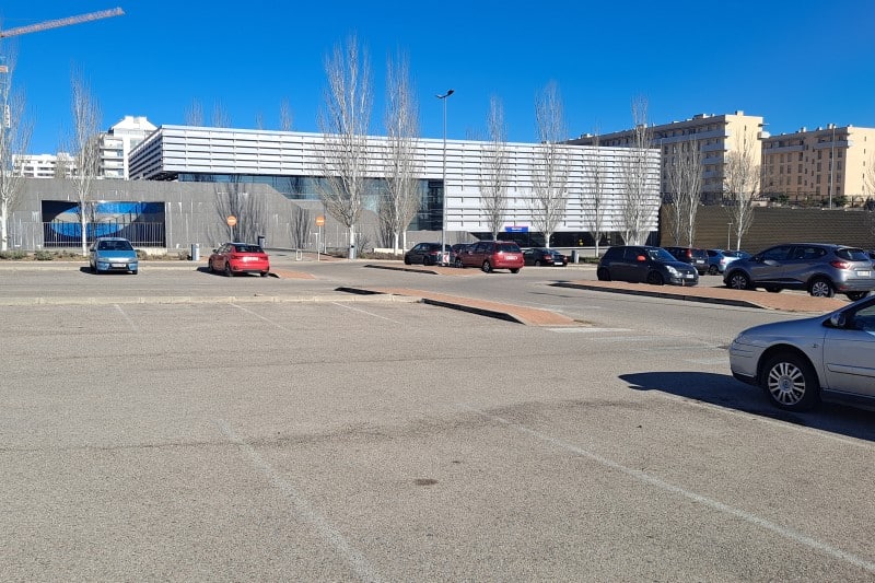 Aparcamiento inferior del Metro Rivas Futura