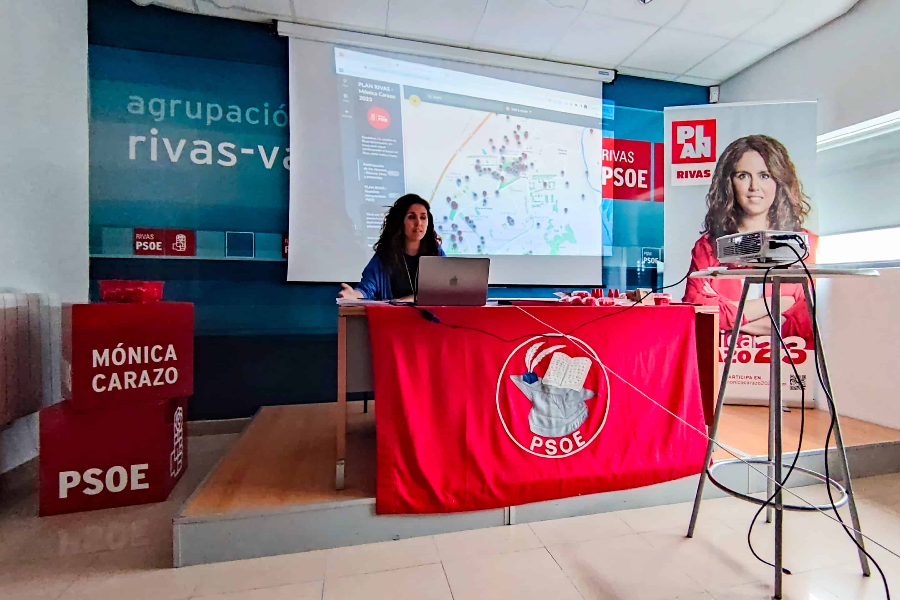 Mónica Carazo, candidata socialista a la alcaldía, presenta su 'Plan Rivas'