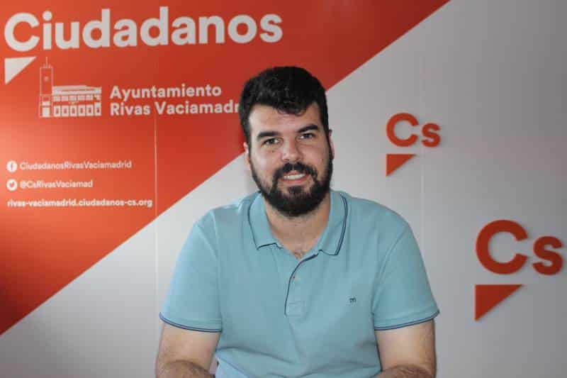 Jorge Badorrey, en las dependencias municipales de Ciudadanos