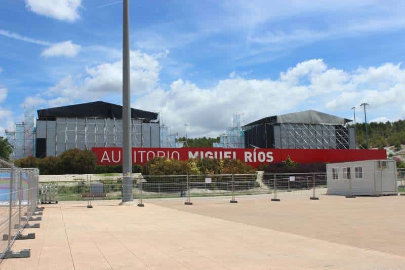 Los escenarios del Boombastic ya están montados en el recinto ferial de Rivas