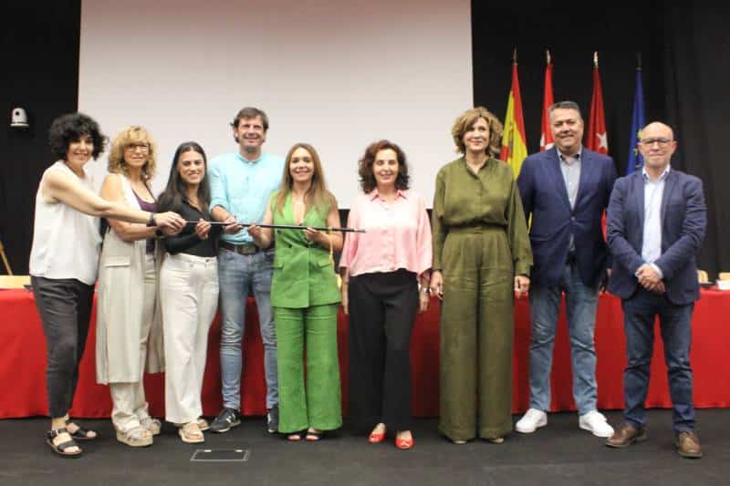 Los nueve concejales de la coalición IU-Más Madrid-Verdes Equo
