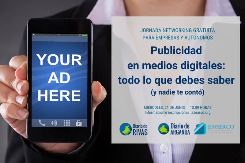 ‘Publicidad en medios digitales, todo lo que debes saber (y nadie te contó)’: jornada gratuita y networking para empresas y autónomos