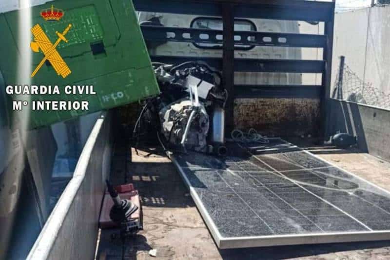 Detenido en Rivas un hombre acusado de participar en tres robos con fuerza en plantas fotovoltaicas de Zaragoza