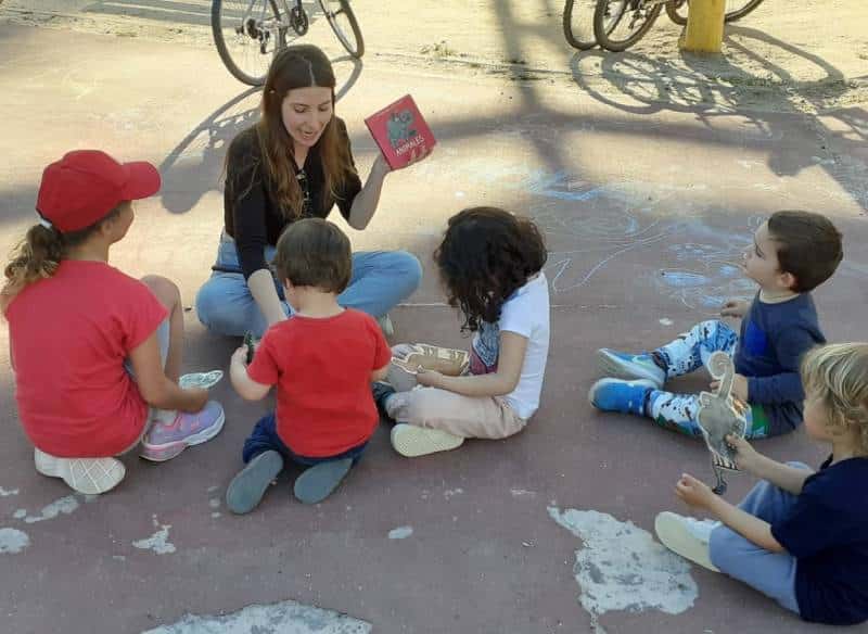 Actividad con niños en Rivas
