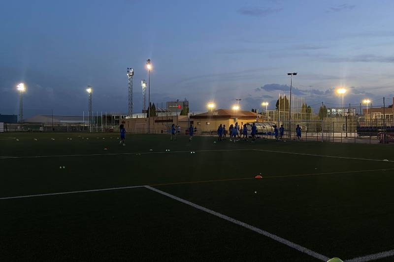 Campo de fútbol del polideportivo Cerro del Telégrafo