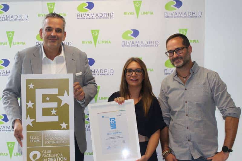 Rivamadrid recoge el sello de calidad EFQM: «Es una organización ejemplar»