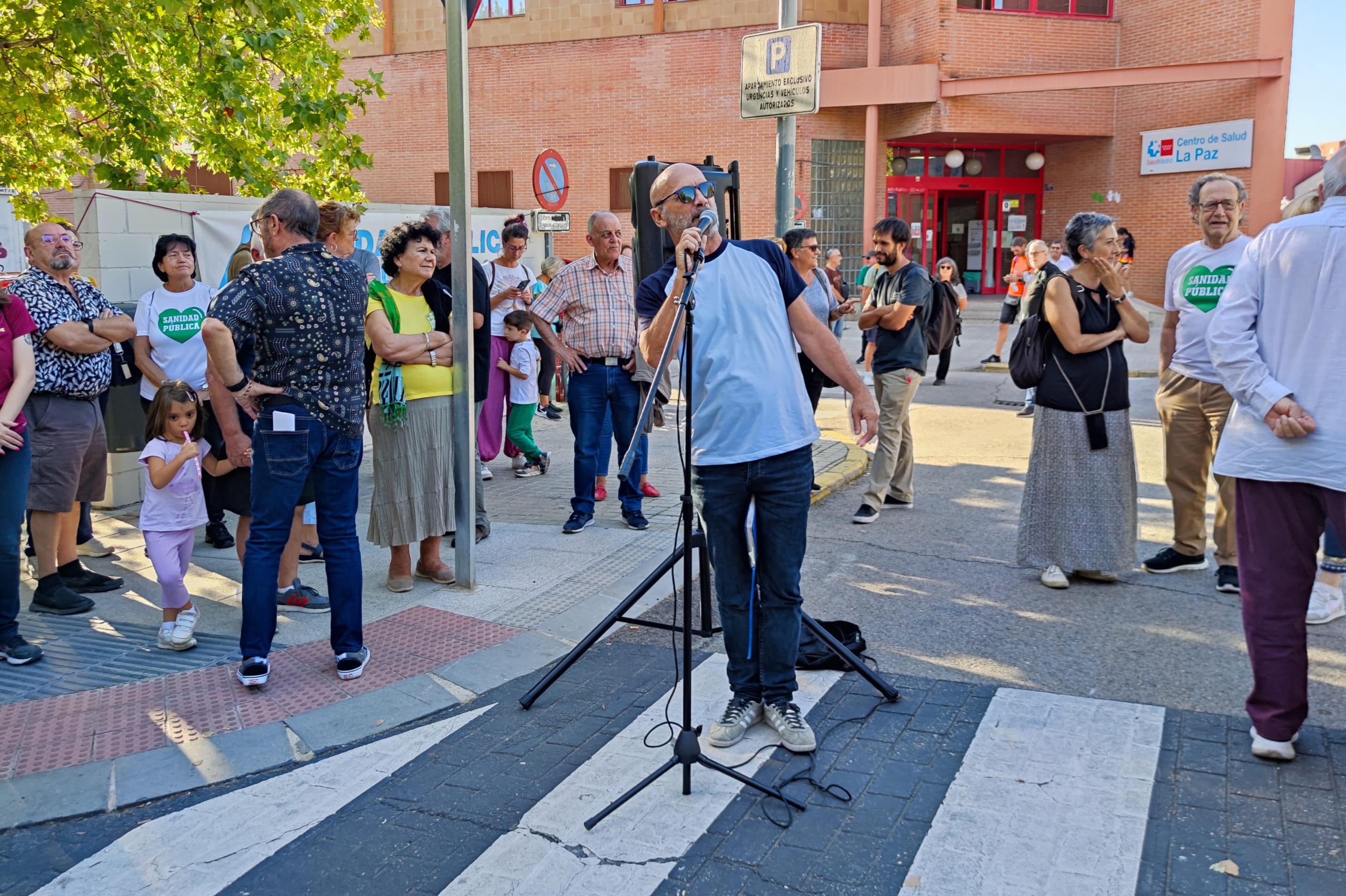 Javier Tabarés, activista de la Plataforma Rivas con la Sanidad Pública