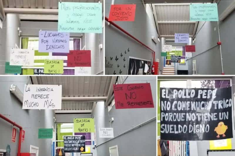 Así luce el hall de la escuela infantil Platero