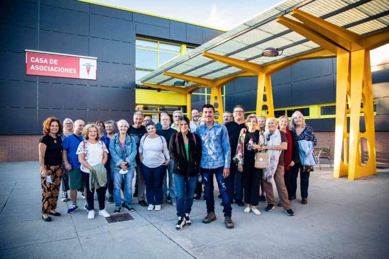 Visita de una representación de la Comunidad de Paz de San José de Apartadó  a Rivas en el 2022 (Ayto. Rivas).