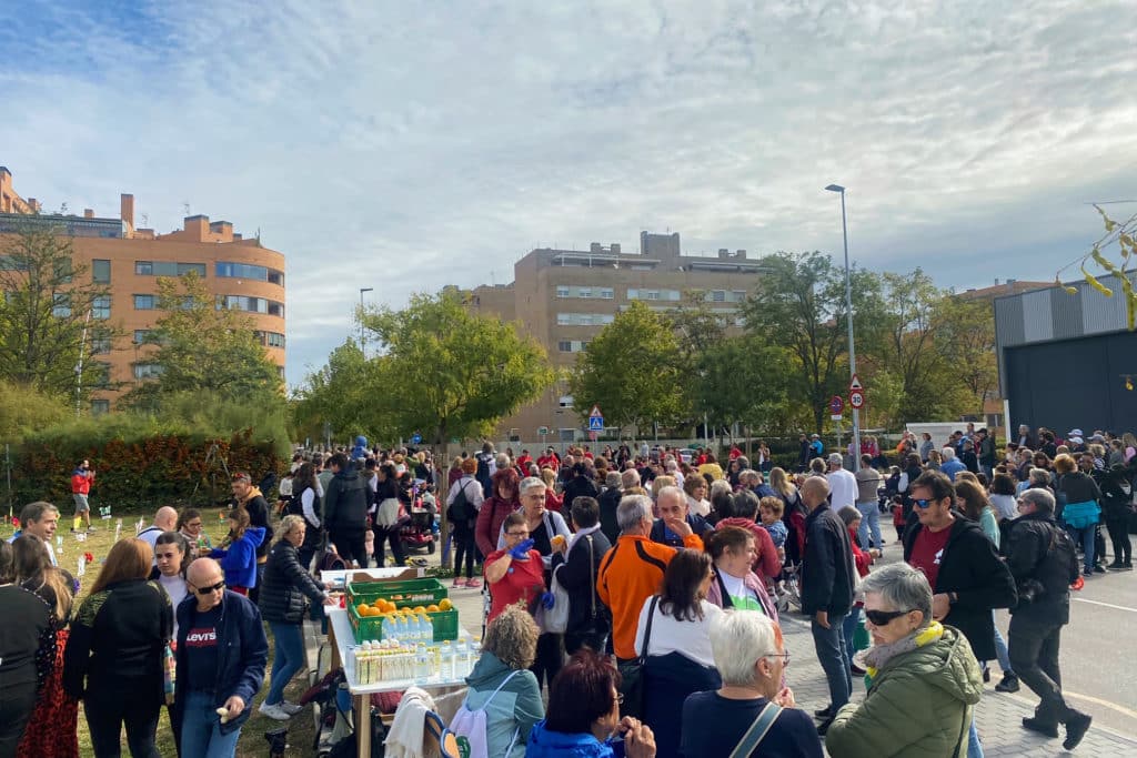 Alrededor de 300 personas participan en la manifestación convocada por la Plataforma Rivas con la Sanidad Pública
