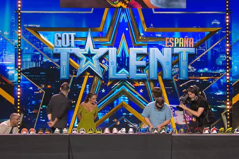 Álvaro Martín, durante su actuación en 'Got Talent'