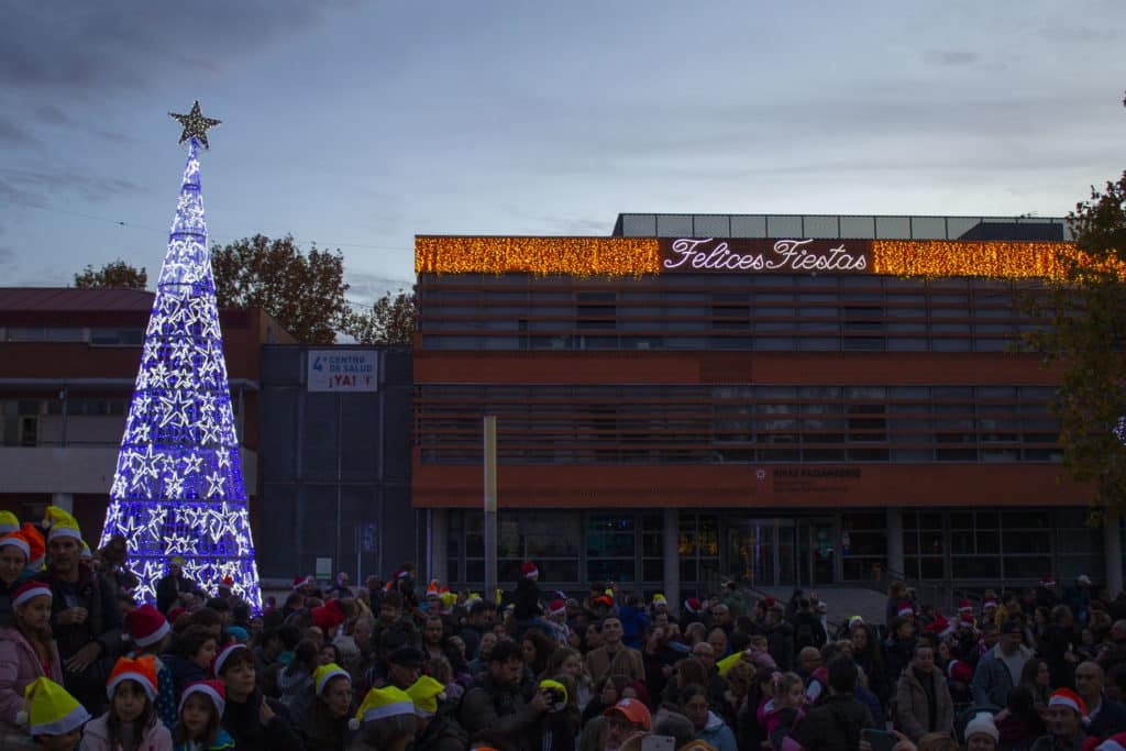 Encendido de luces navide&ntilde;as 2023 (foto: Jaime Moya)