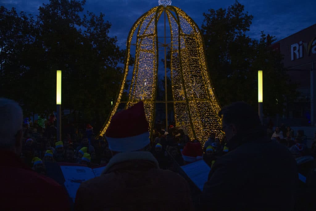 Encendido de luces navide&ntilde;as 2023 (foto: Jaime Moya)
