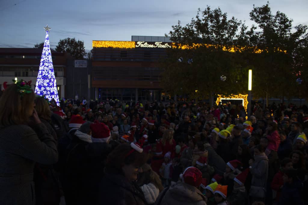 Encendido de luces navide&ntilde;as 2023 (foto: Jaime Moya)