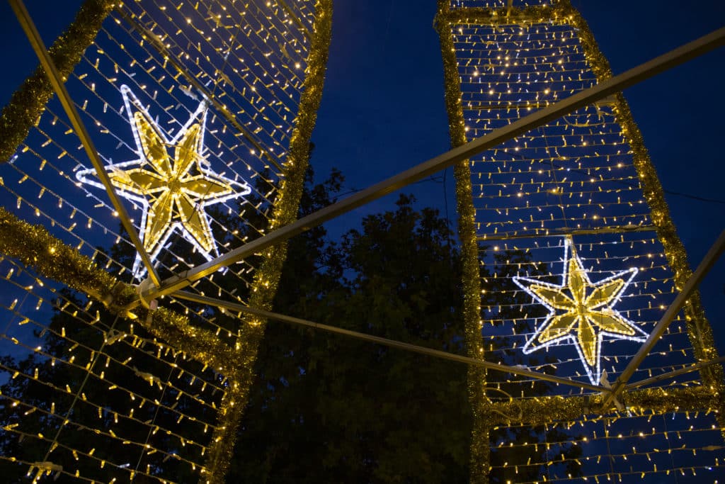 Encendido de luces navide&ntilde;as 2023 (foto: Jaime Moya)