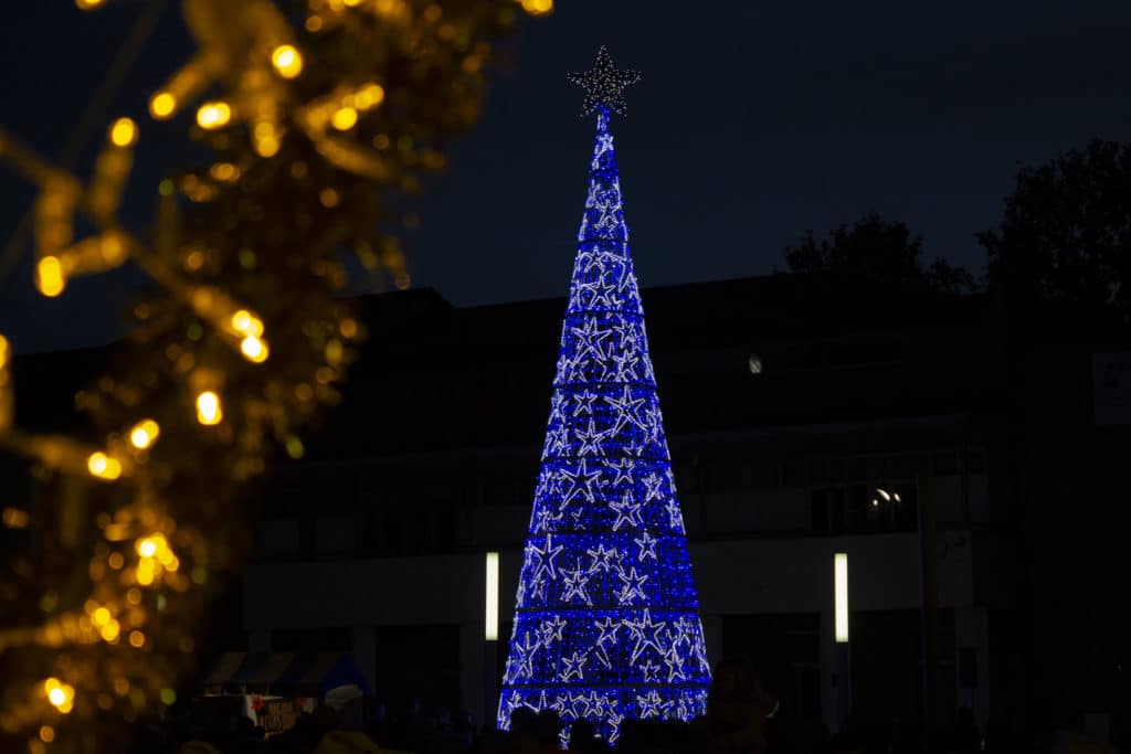 Encendido de luces navide&ntilde;as 2023 (foto: Jaime Moya)