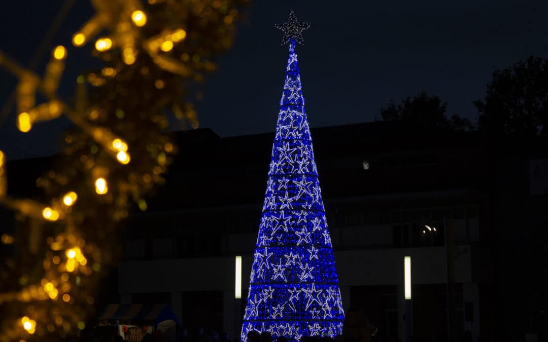 Rivas da la bienvenida a la Navidad con el tradicional encendido de luces