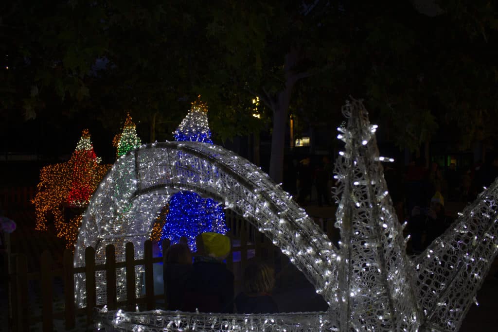 Encendido de luces navide&ntilde;as 2023 (foto: Jaime Moya)