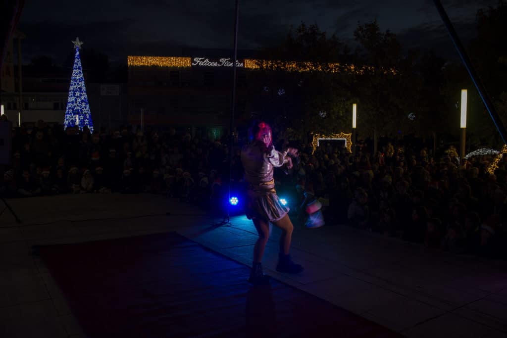 Encendido de luces navide&ntilde;as 2023 (foto: Jaime Moya)