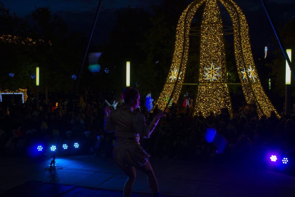 Encendido de luces navide&ntilde;as 2023 (foto: Jaime Moya)