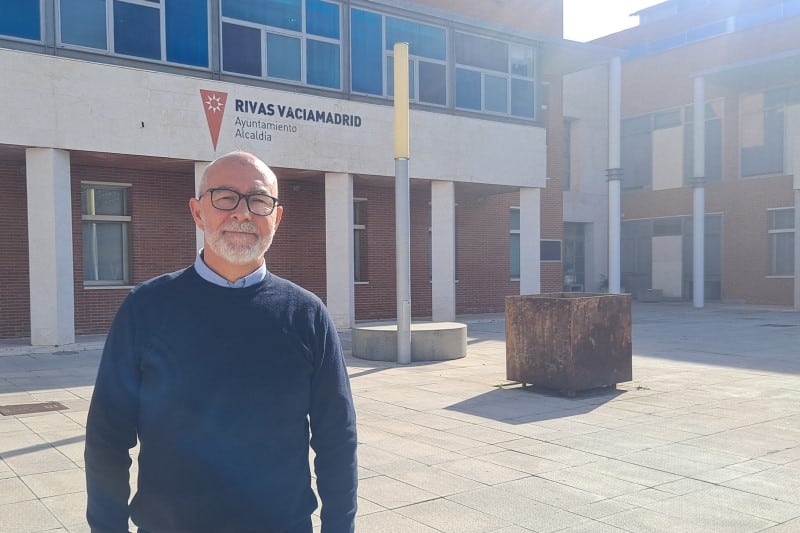 José Alfaro, portavoz de IU-Más Madrid-Verdes Equo en el Ayuntamiento de Rivas Vaciamadrid