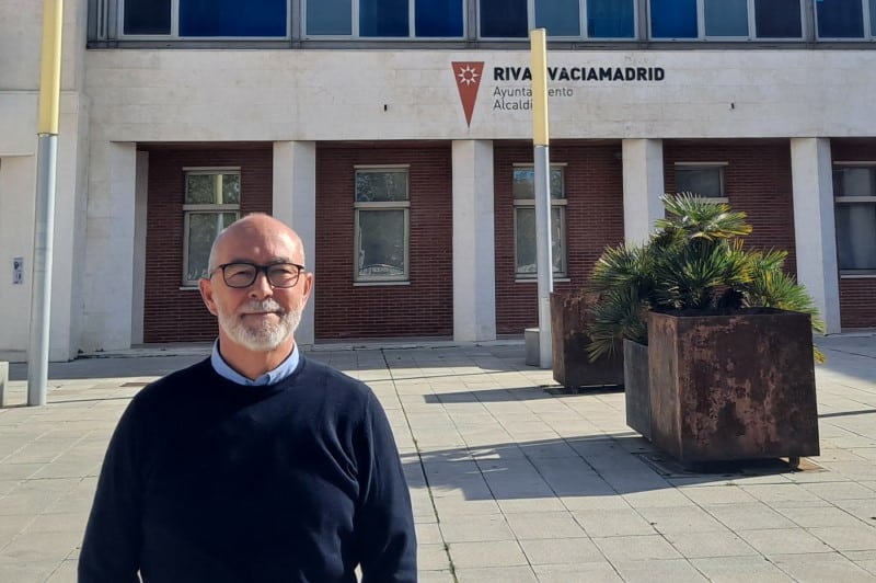 José Alfaro, portavoz de IU-Más Madrid-Verdes Equo en el Ayuntamiento de Rivas Vaciamadrid