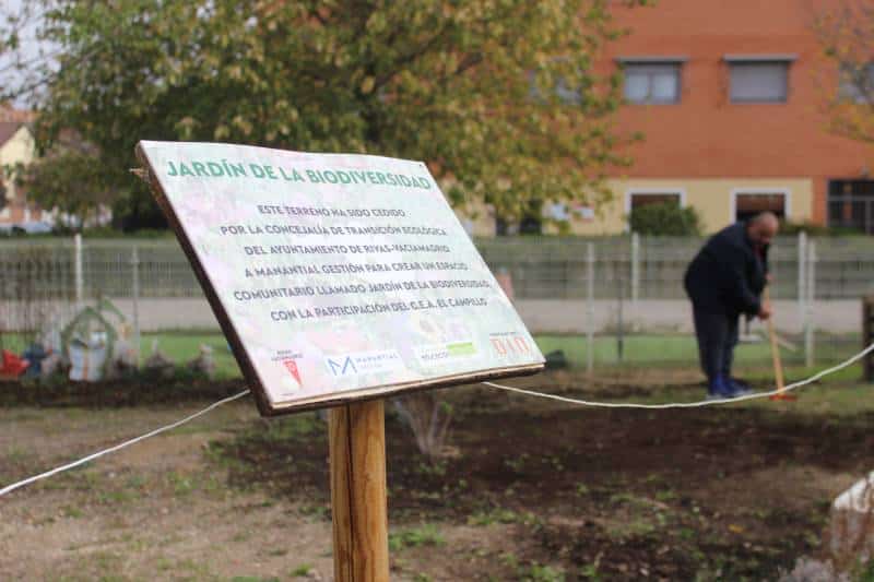 Un jardín comunitario en Rivas para favorecer la integración social