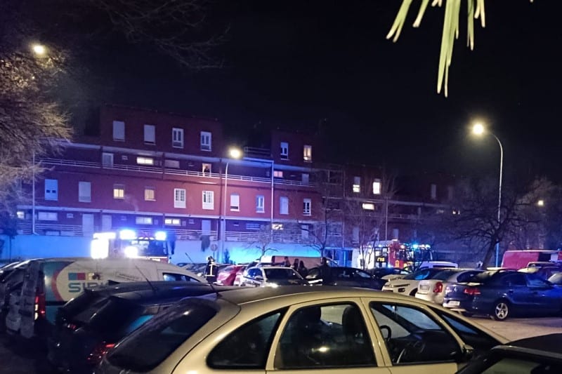 Incendio de una vivienda en la calle Hiedra de Rivas Vaciamadrid