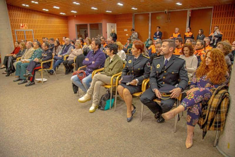 Acto de homenaje de Rivas al voluntariado de Protección Civil.