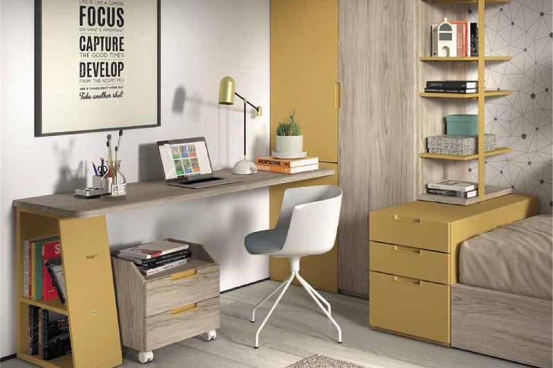 Dormitorio juvenil de Cema Decor
