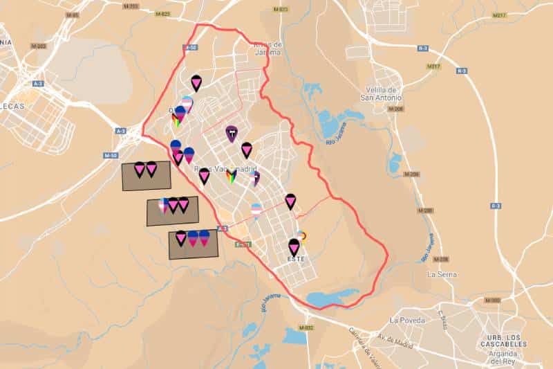 El mapa de la LGTBIfobia de Rivas registra 26 agresiones
