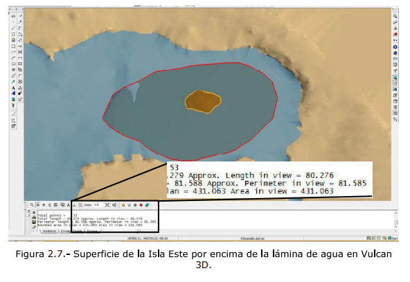 Simulación de la futura Isla Este de la laguna del Campillo