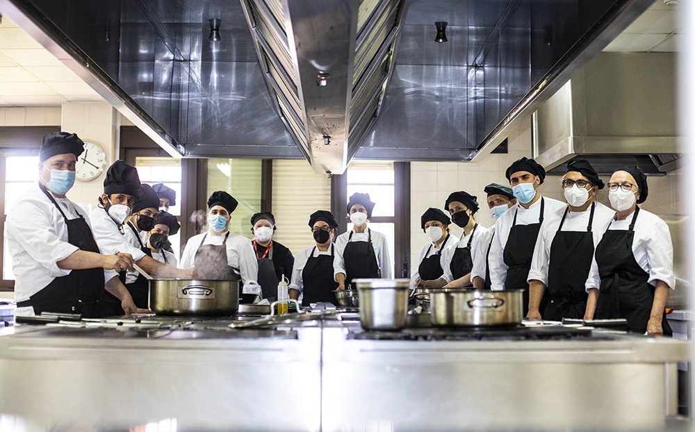 Curso de cocina en el año 2021