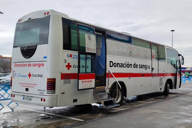 Dona sangre en H2O: el autobús de Cruz Roja aparcará en el centro comercial de Rivas