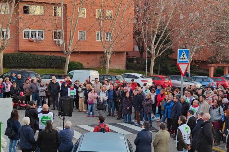 Concentración en el centro de salud La Paz el 24 de enero de 2024