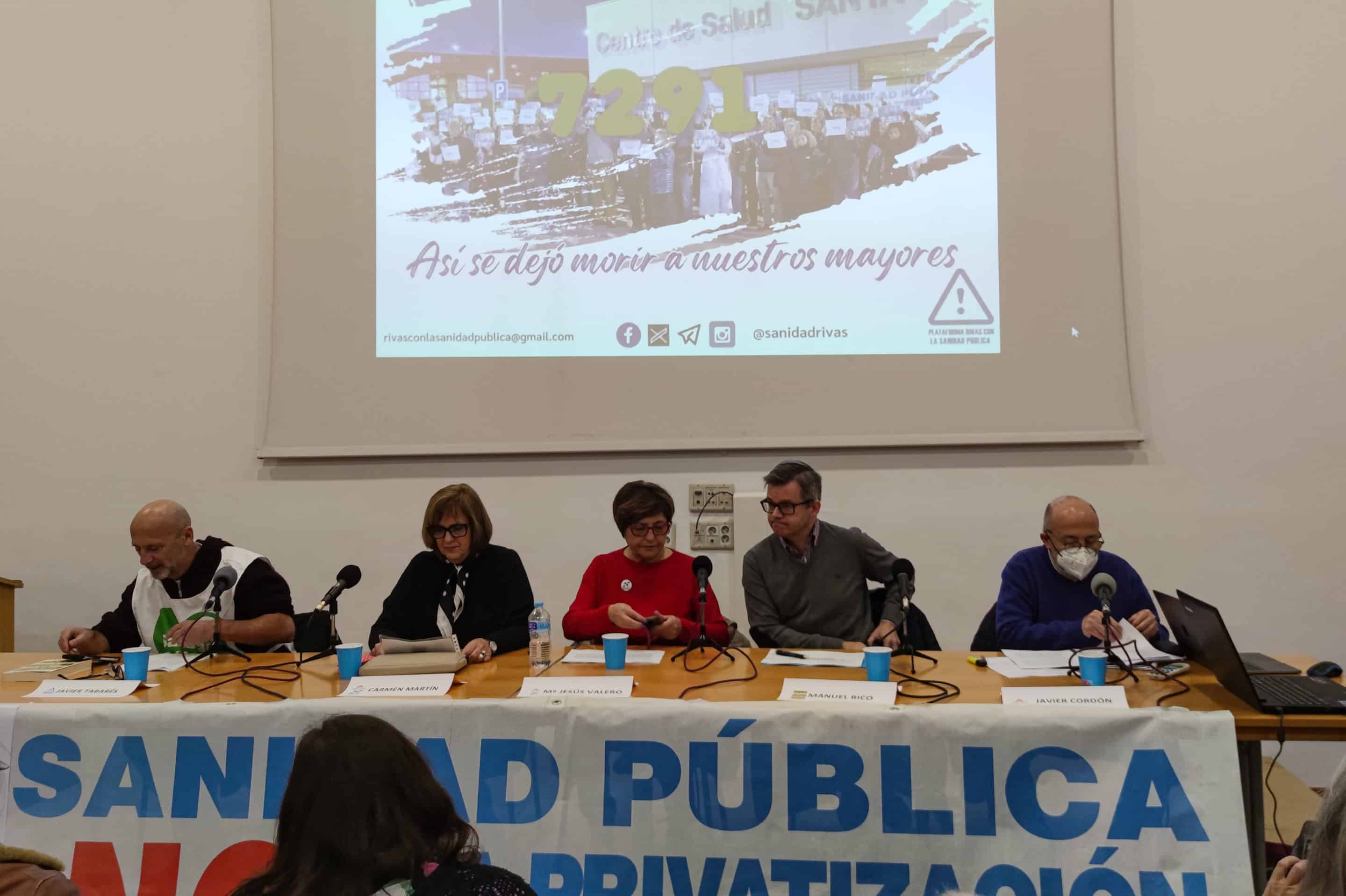 Ponentes de la charla 'Residencias: Así se dejó morir a nuestros mayores'