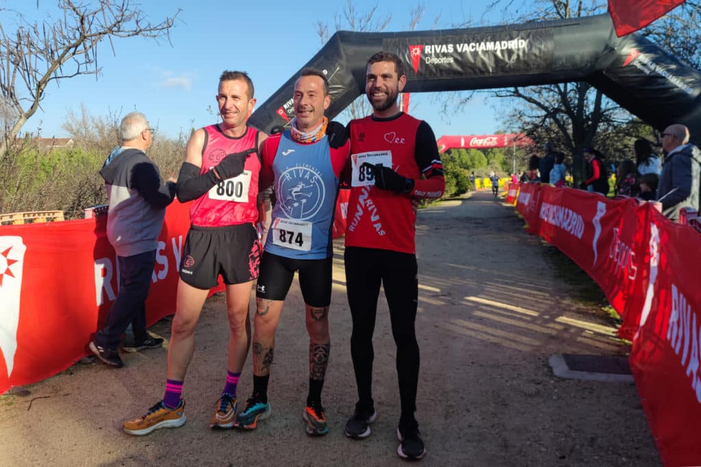 Ganadores de la prueba Sub23-Senior Masculina del Cross de Rivas