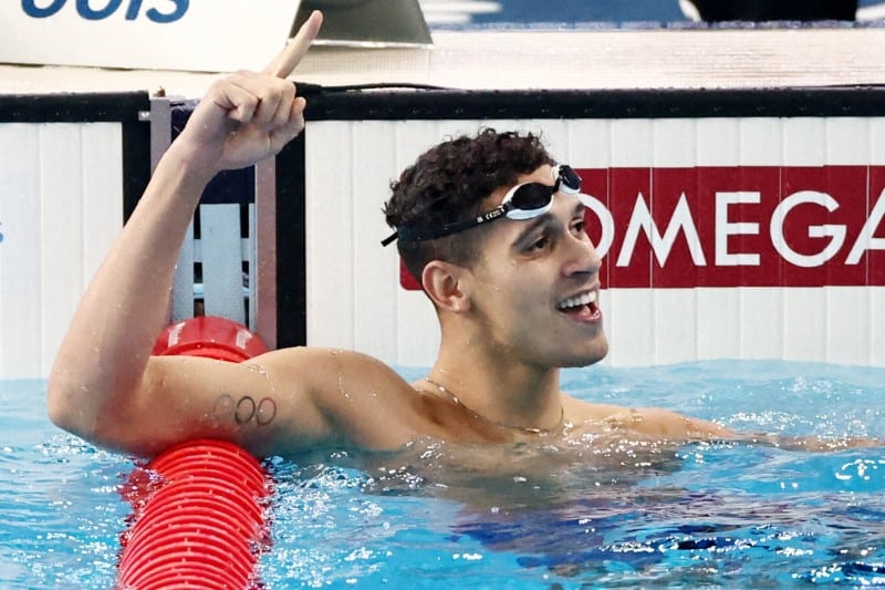 El nadador ripense Hugo González, campeón del mundo en 200 espalda