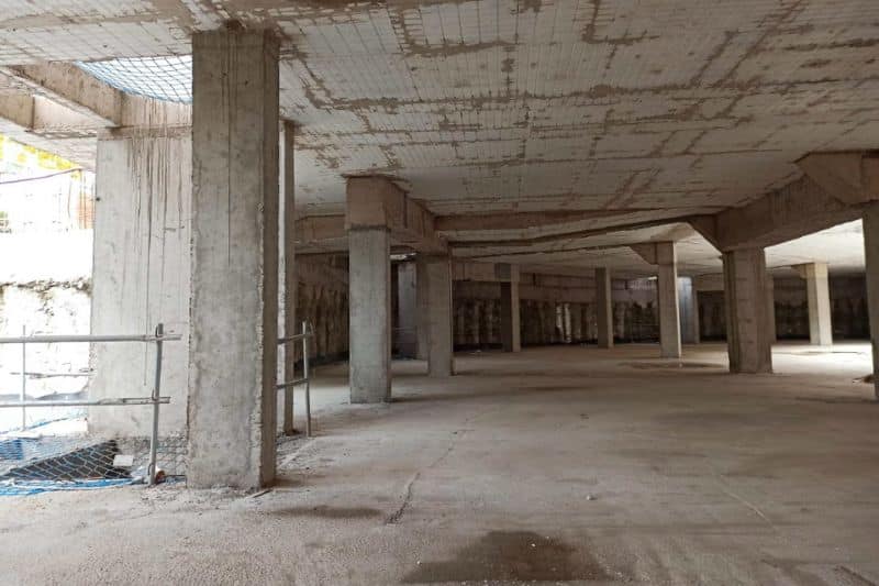 Edificio de alquiler joven de la EMV en construcción, en la avenida de Pilar Miró (fuente: Ayuntamiento de Rivas Vaciamadrid).