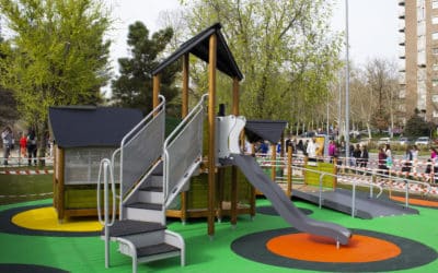 El CEIP El Parque de Rivas estrena su nueva zona de juegos infantiles