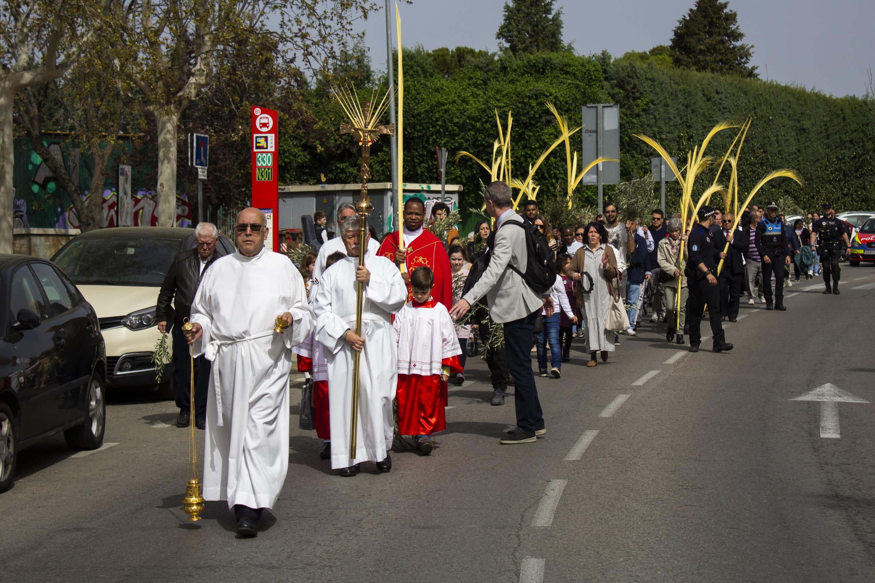 Procesión del Domingo de Ramos en Rivas (foto: Diario de Rivas)