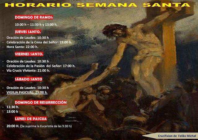 Semana Santa 2024 en Rivas: horarios de los servicios religiosos