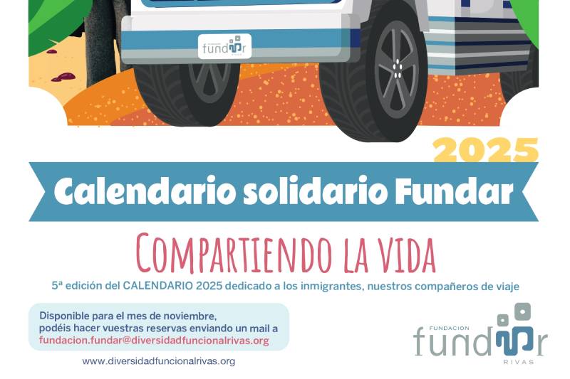V Calendario Solidario de la fundación Fundar