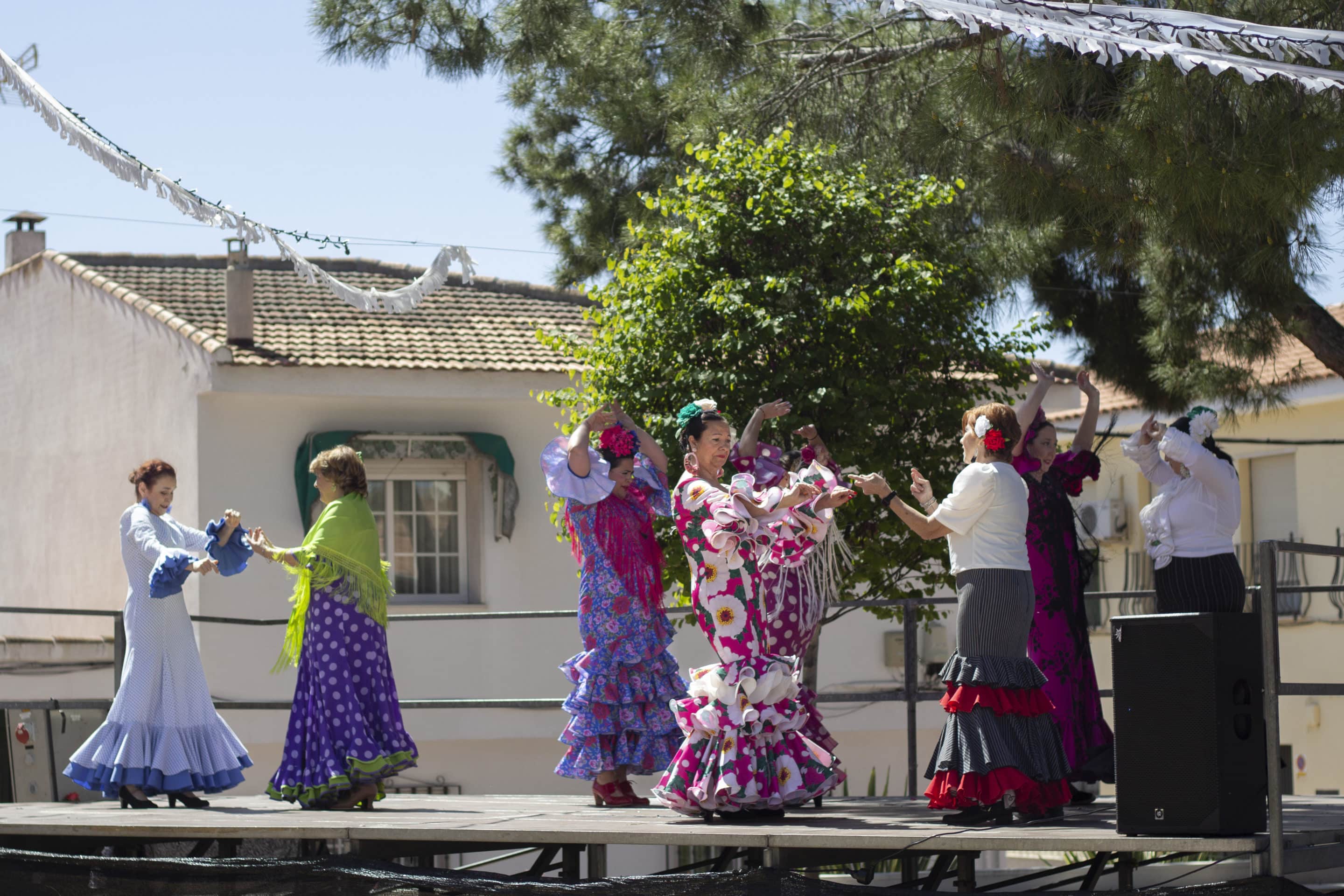 Actuación durante la III Feria de Abril de Rivas
