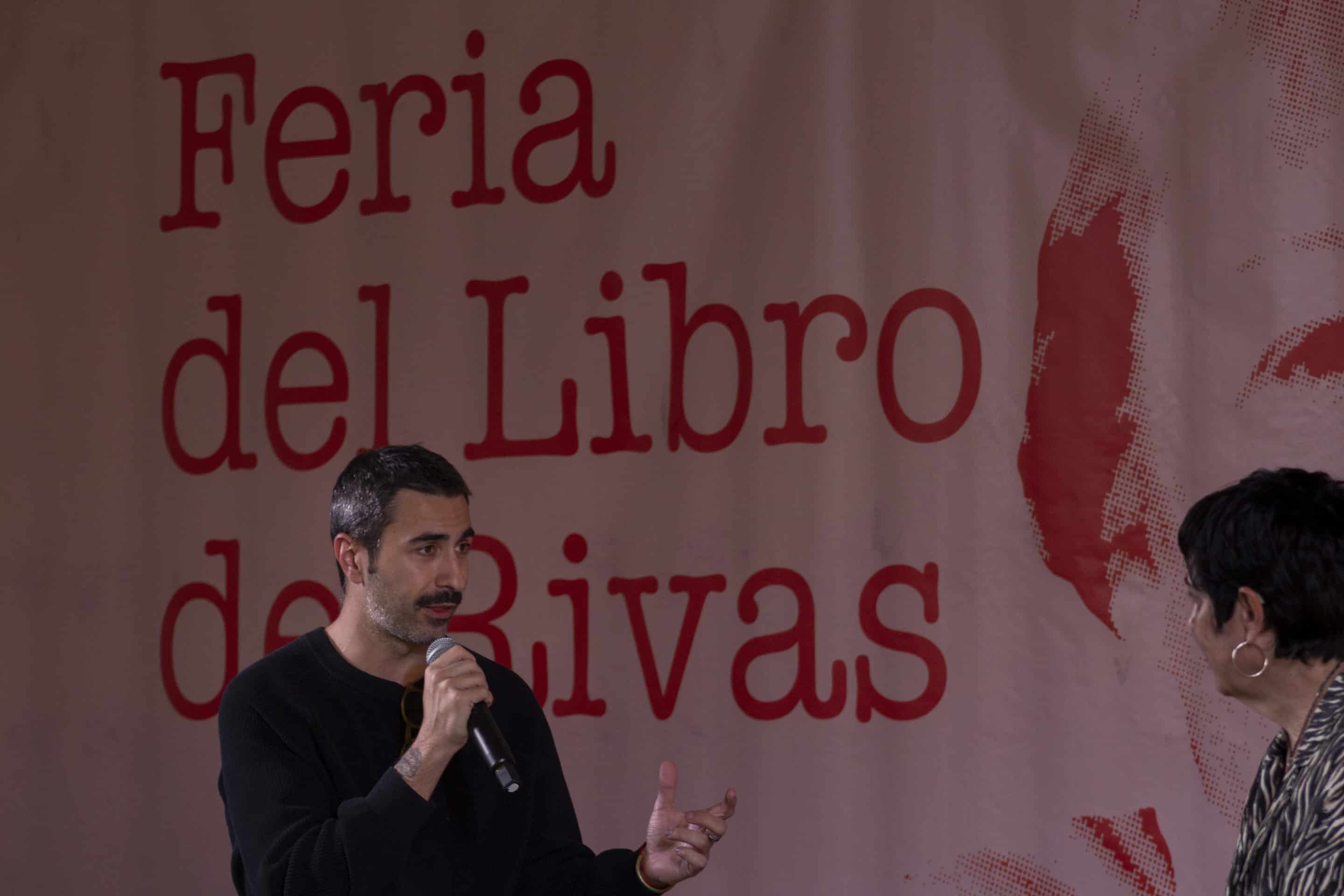 Rayden durante la Feria del Libro de Rivas (foto: Diario de Rivas)