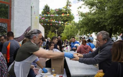 Fiesta de fin del invierno en el barrio de Covibar