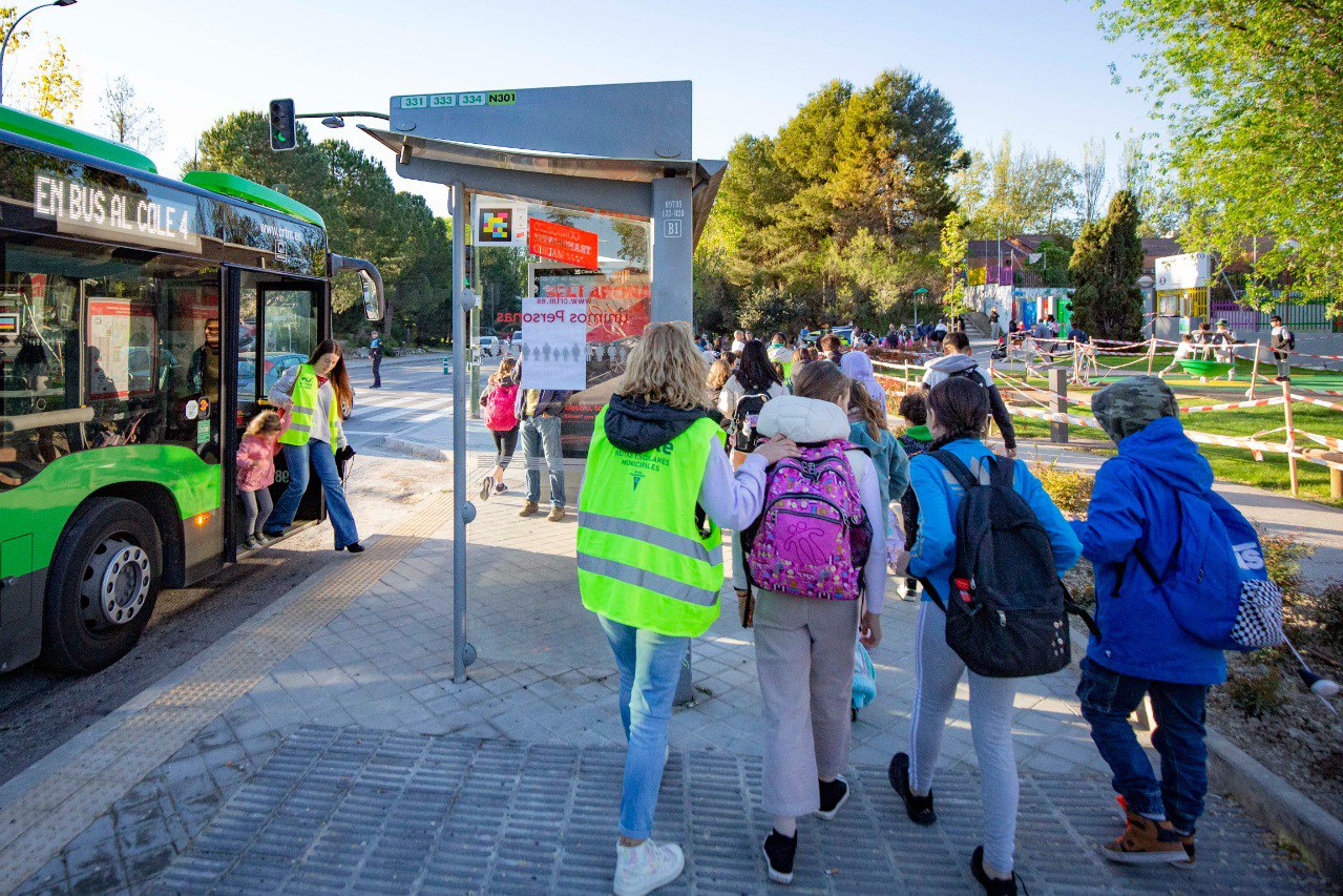 Nueva ruta escolar municipal del colegio El Parque
