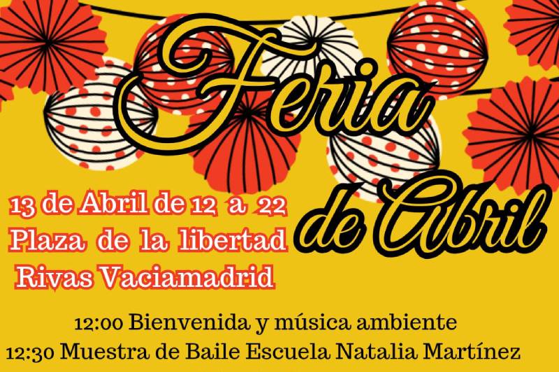 Feria de Abril 2024 en la plaza de la Libertad de Rivas Vaciamadrid