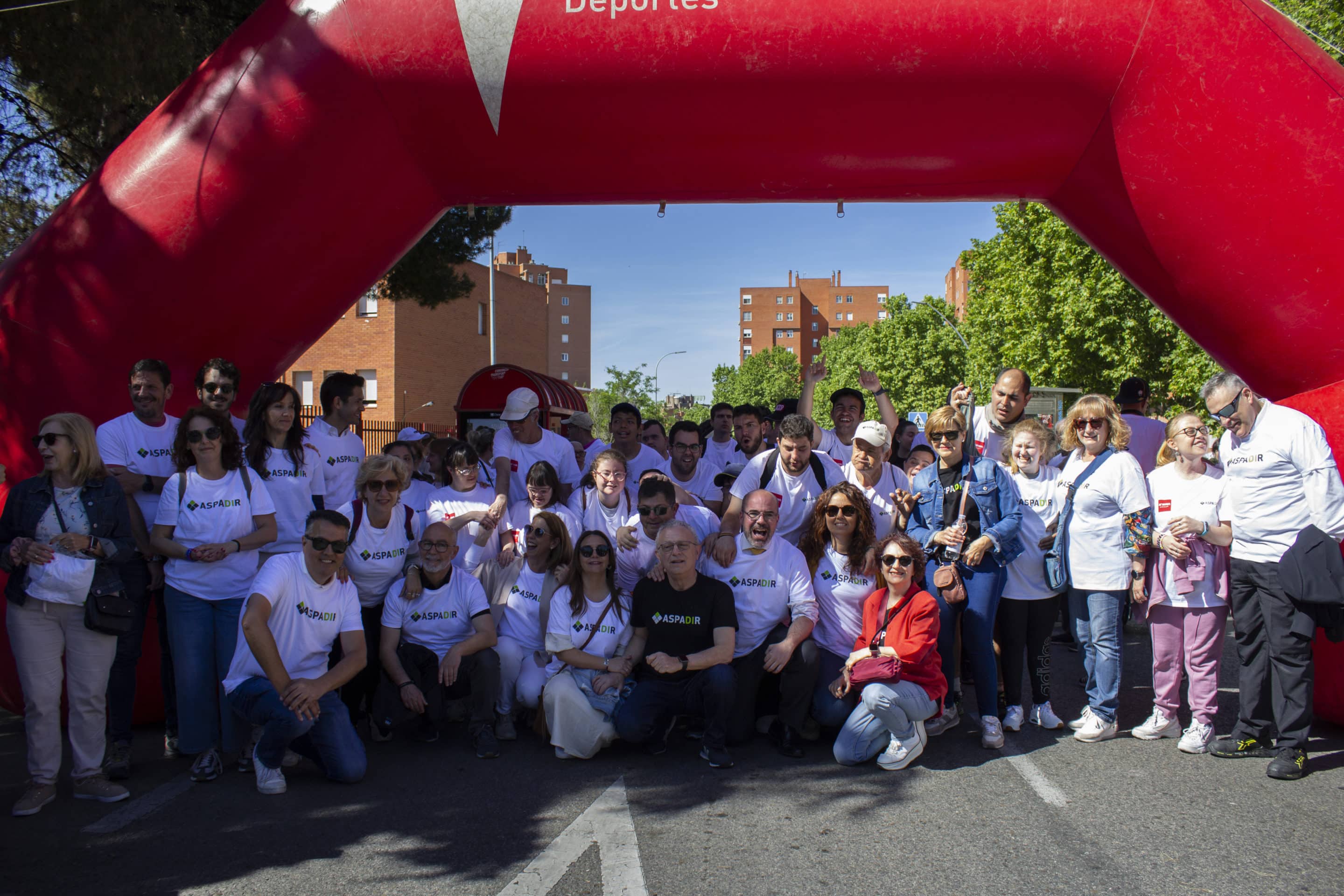 Salida de la XXVIII Carrera por la Inclusión de Aspadir