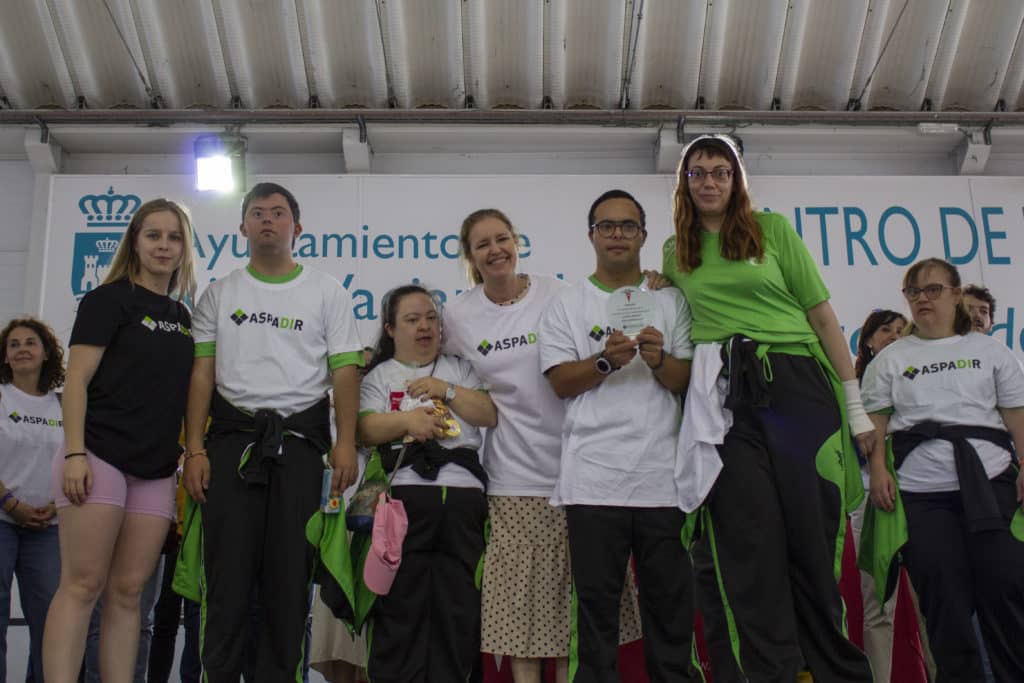 Entrega de medallas al finalizar la XXVIII Carrera por la Inclusión de Aspadir